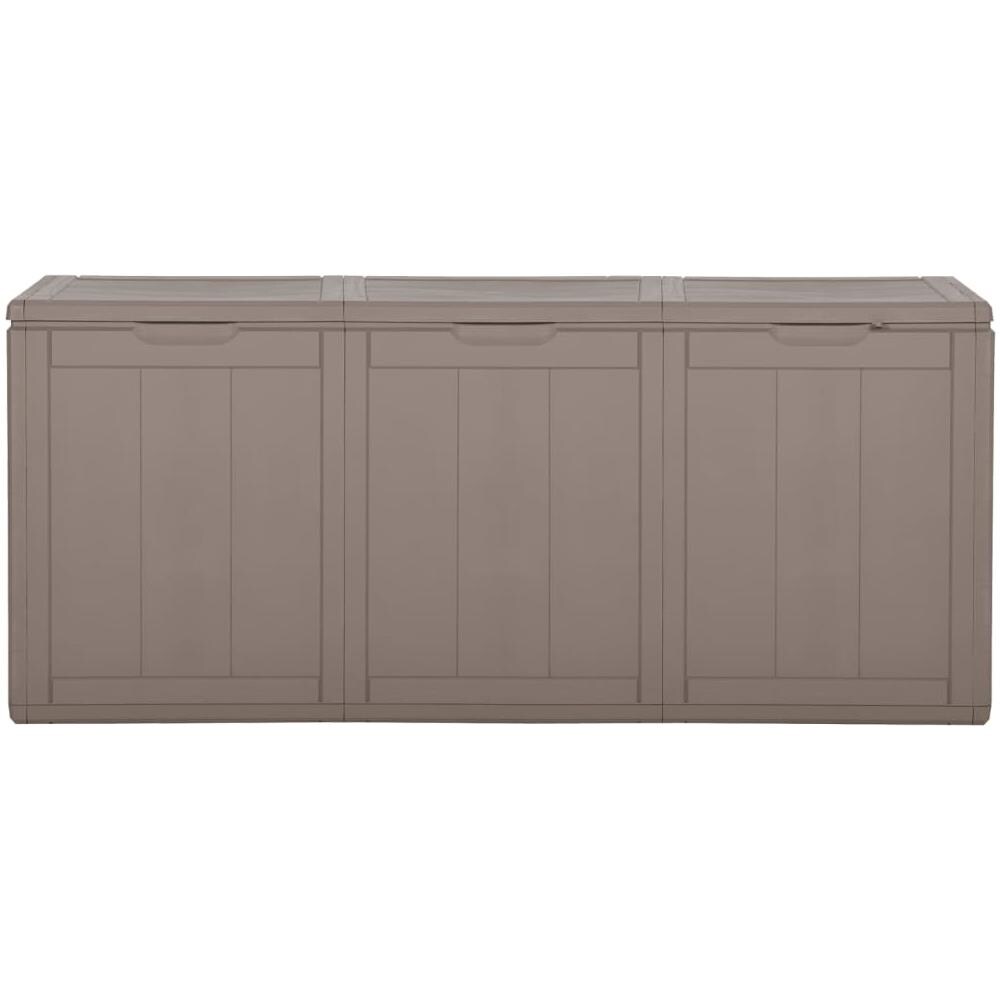 Baule Da Giardino 270 L Marrone In Rattan Pp - Foto 3