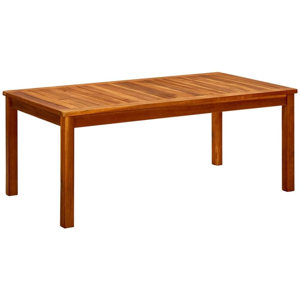 Tavolino Da Giardino 110x60x45 Cm In Legno Massello Di Acacia - Foto 1