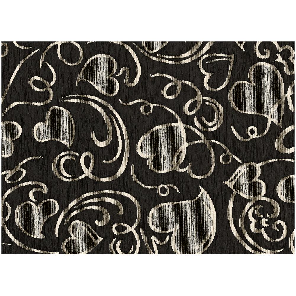 Tappeto Passatoia Cucina Corsia Retro Antiscivolo Disegno Amour By Suardi 55x115 Nero - Foto 2