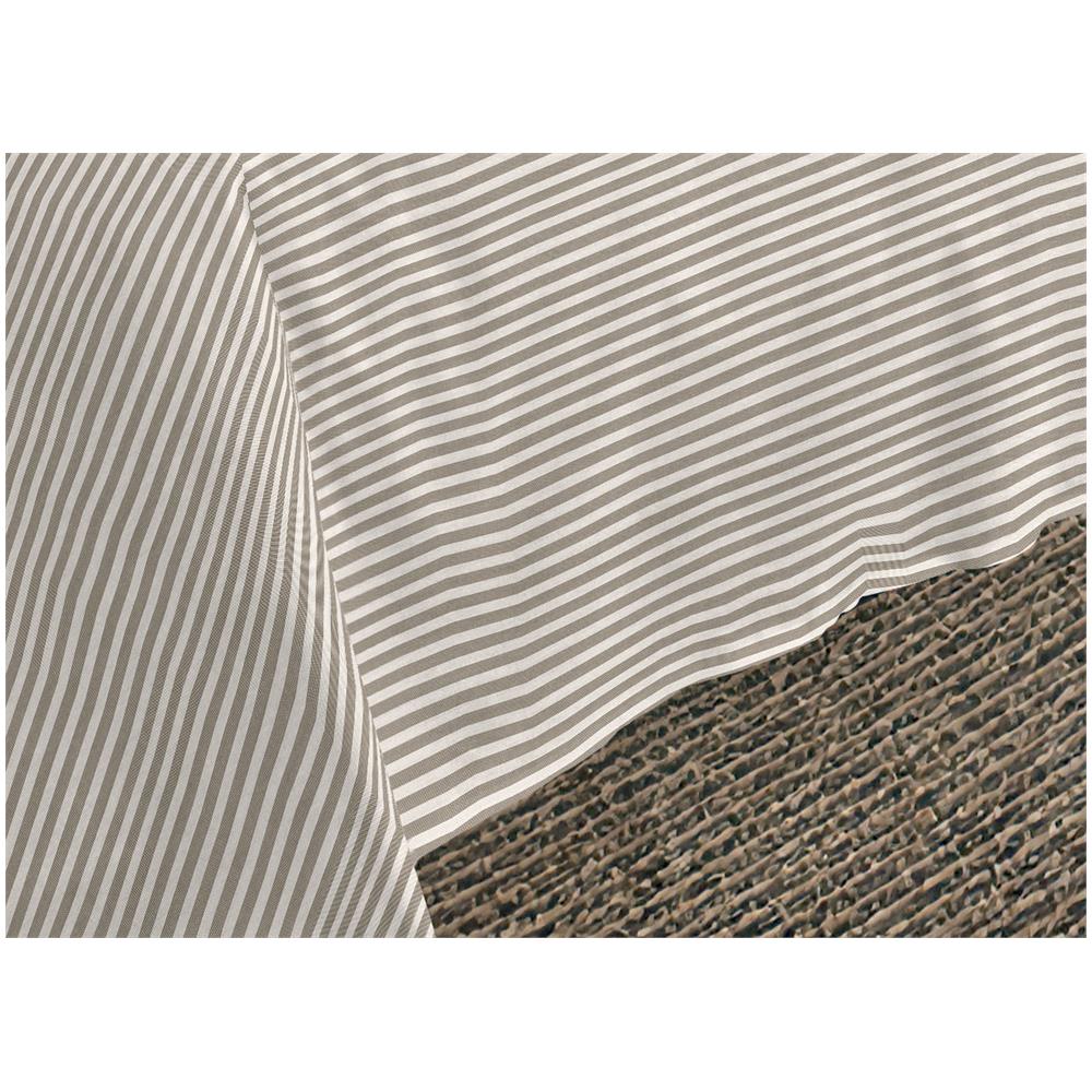 Completo Lenzuola Letto Camera In 100% Cotone Made Italy Vari Disegni Rp 1 Piazza Bastoncino Beige - Foto 4
