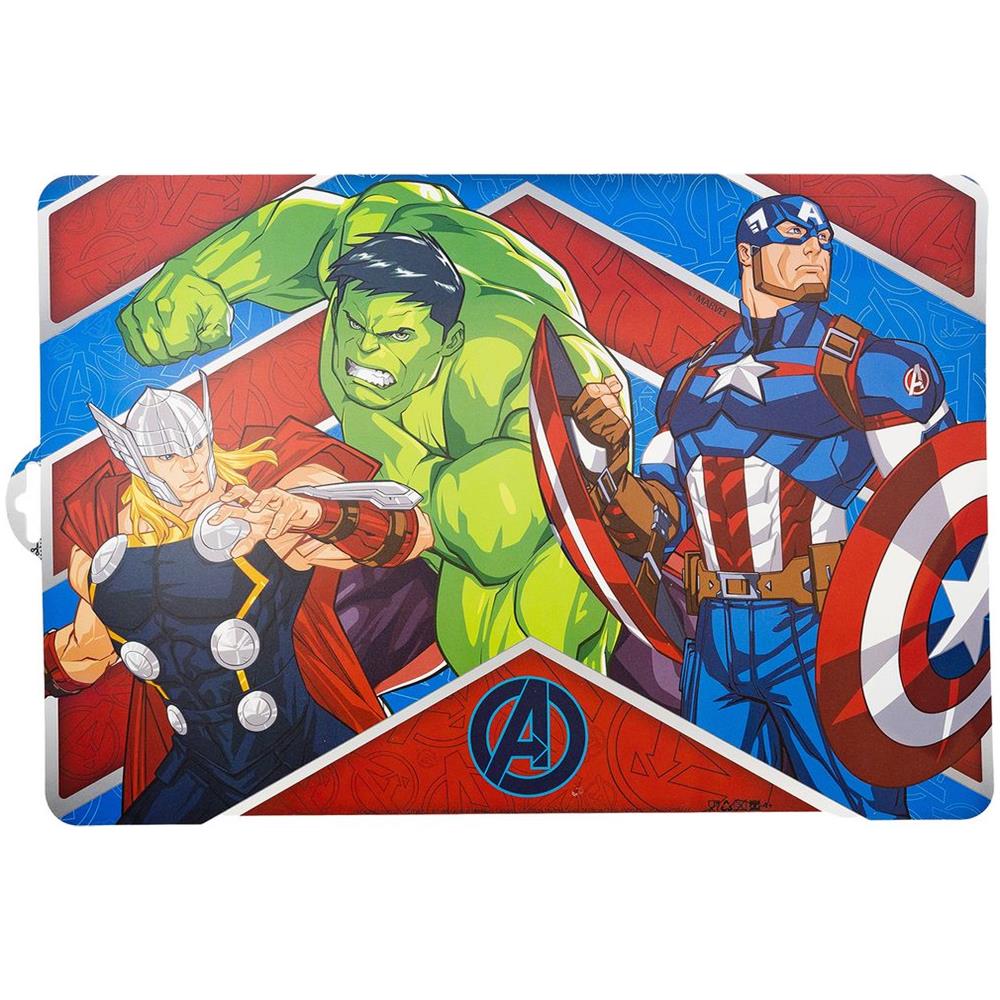 Tovaglietta Individuale Blu E Rossa Per Bambini In Plastica Avengers Thor Hulk Captain America - Foto 2