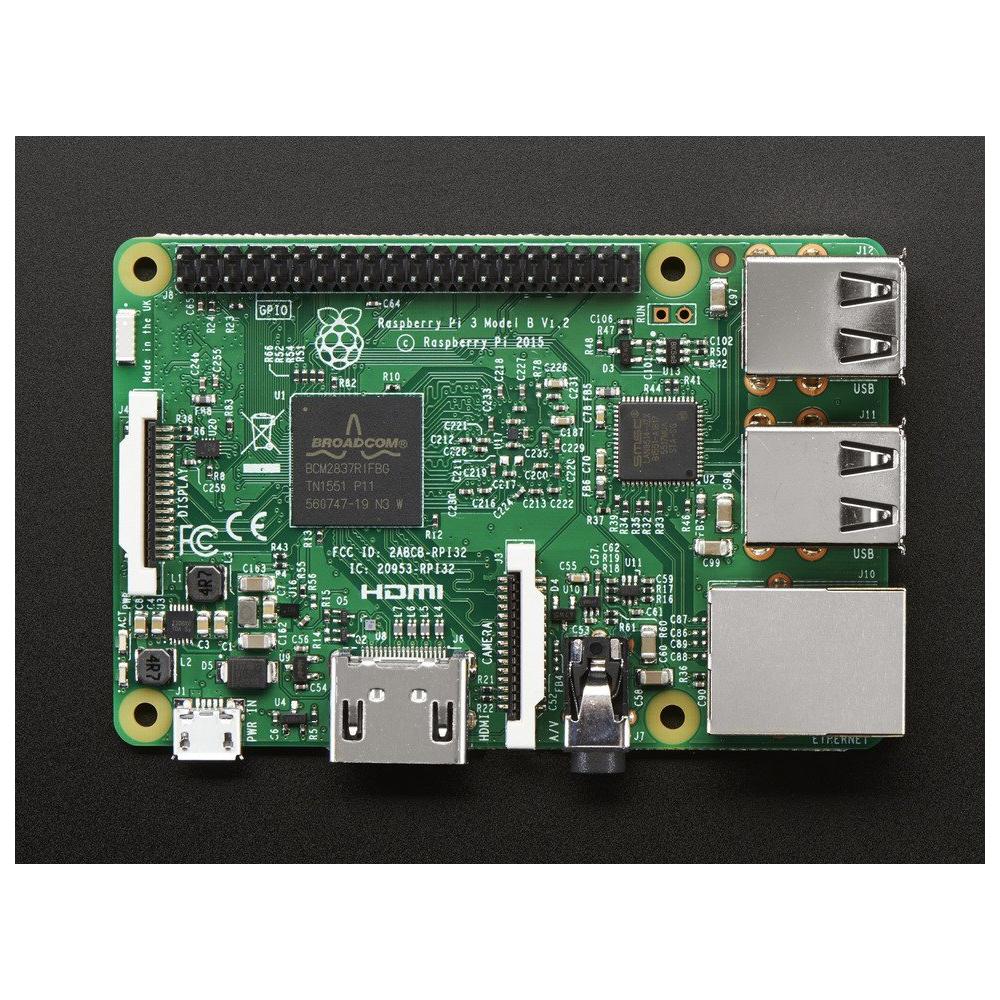 Pi 3 Model B, SoC-Mini-Mainboard, 4x 1,2 GHz, 1 GB RAM - Foto 2
