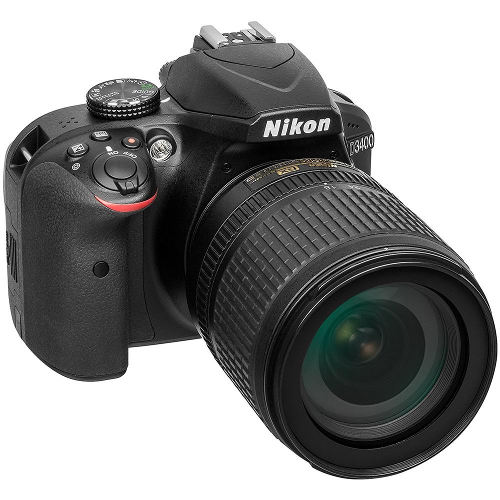 D3400 Nero Kit AF-S DX 18-105 mm VR Sensore CMOS DX 24Mpx Display 3" Filmati Full HD Bluetooth - Foto 2