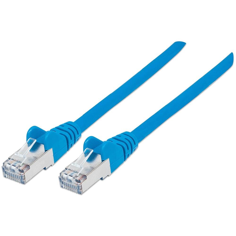 ICOC LS6A-005-BL - Cavo di rete Patch in rame Cat. 6A Blu SFTP 0,5 mt - Foto 1