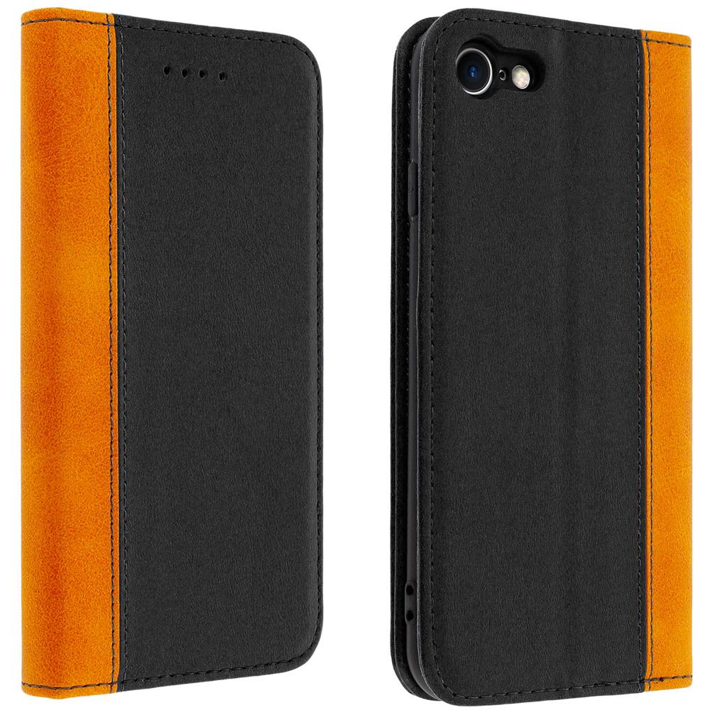 Custodia Iphone 7 E 8 Portacarte Funzione Supporto Nero - Foto 1