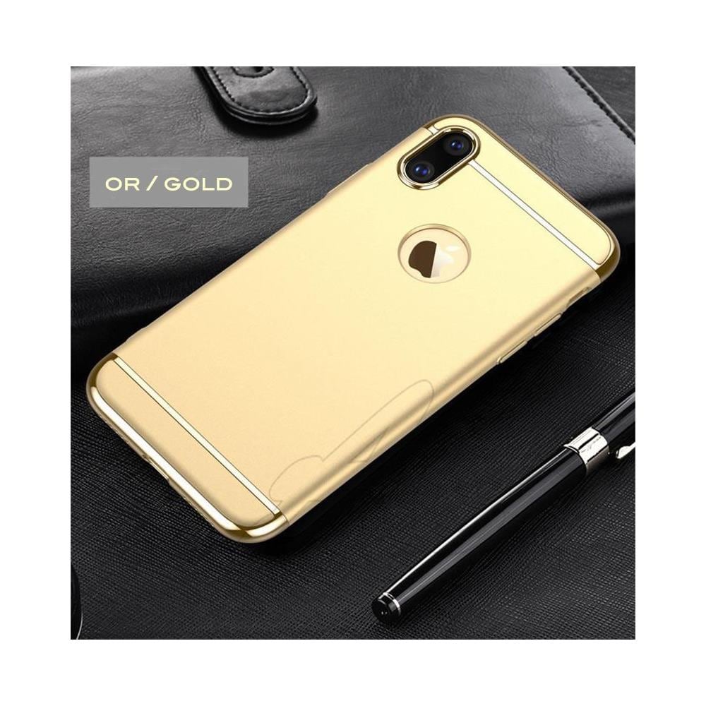 Iphone X E Xs Ultra Sottile Guscio 3 In 1 Pc Hard Gold - Foto 1