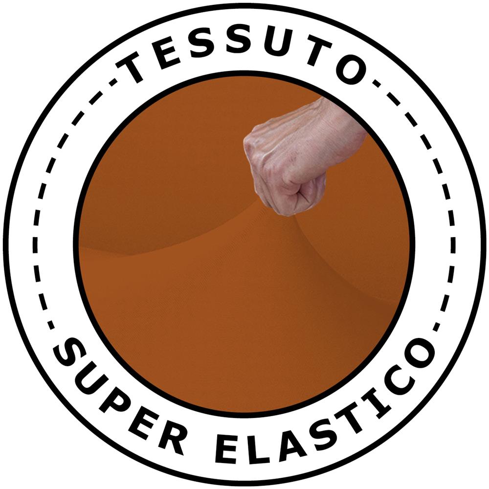 Copridivano Elastico Subito Fatto Made In Italy - 1 Posto Estensibile Da 85 A 100 Cm Mattone - Foto 2