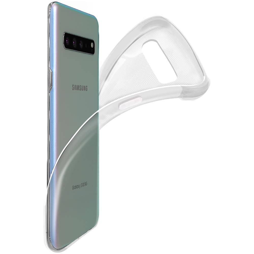 Cover Samsung Galaxy S10 5g Silicone Flessibile Angoli Bumper Trasparente - Foto 2