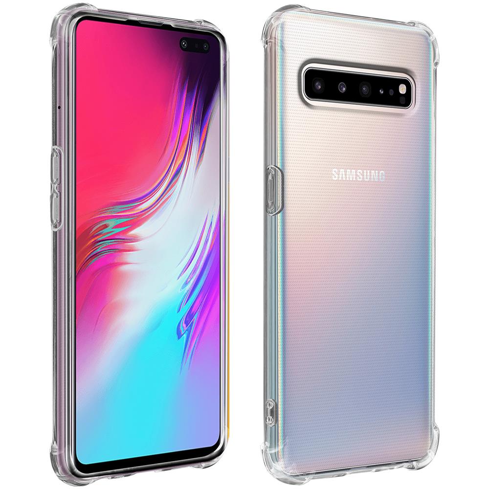 Cover Samsung Galaxy S10 5g Silicone Flessibile Angoli Bumper Trasparente - Foto 1