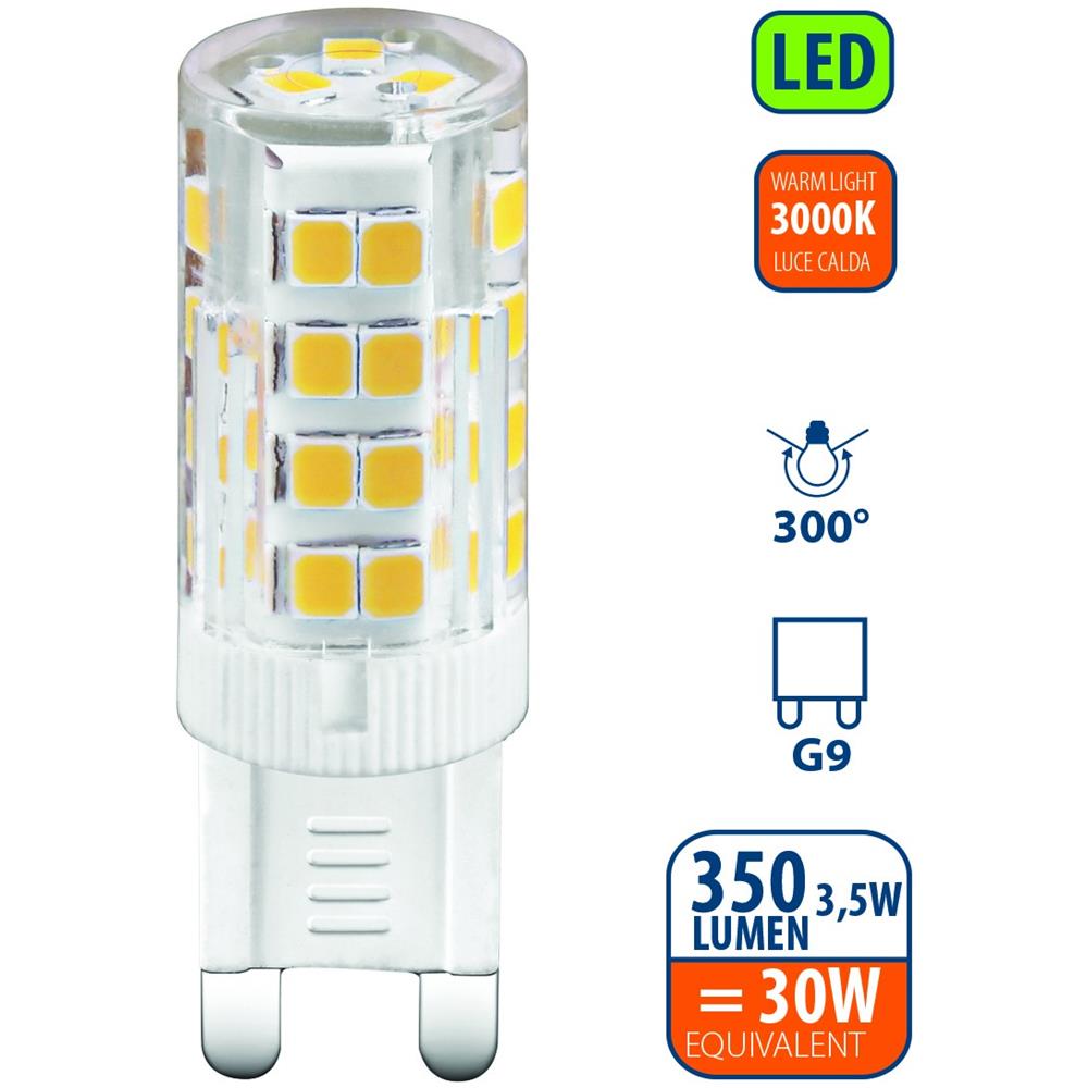 Lampadina Smd Led, Capsula G9, 3.5w / 350lm, Base G9, 3000k - Foto 1