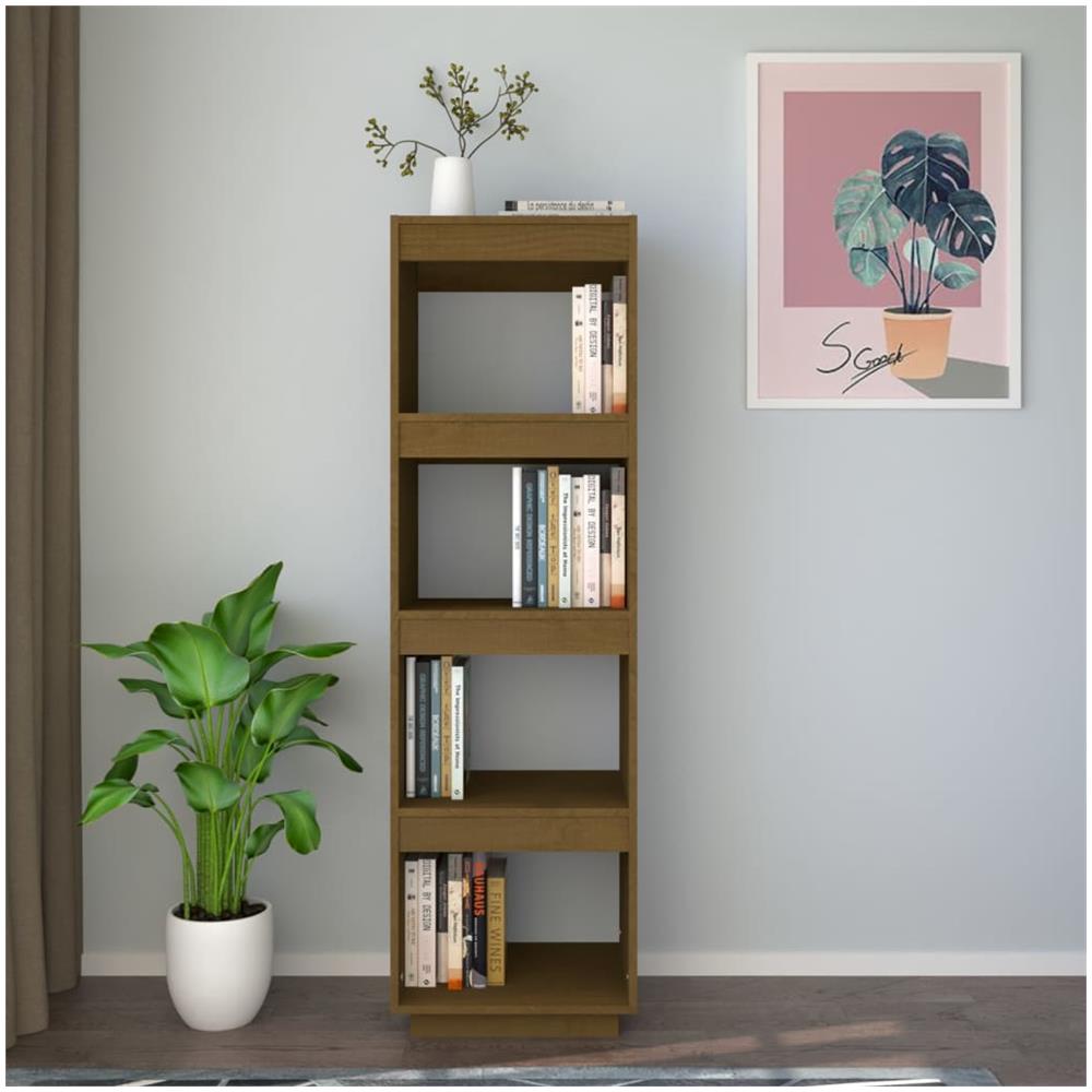 Libreria / divisorio Miele 40x35x135 Cm In Legno Massello Di Pino - Foto 3