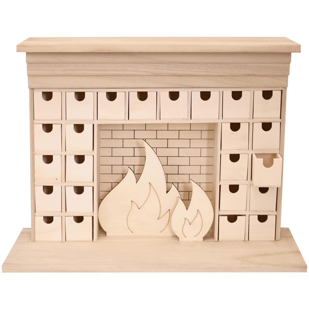 Calendario Dell'avvento Camino 46,5 X 33 Cm - Foto 3