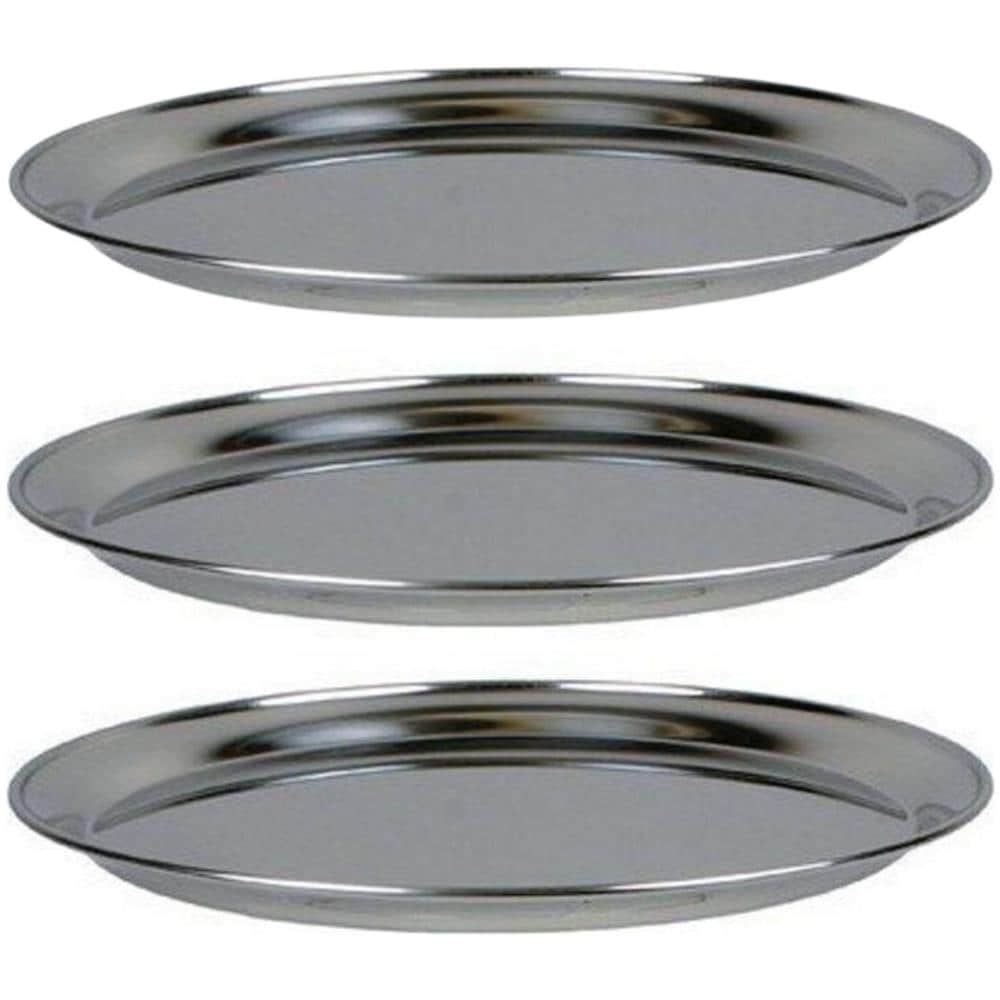 3 Piatti Frutti Di Mare In Acciaio Inox Ø 36 Cm - Foto 1