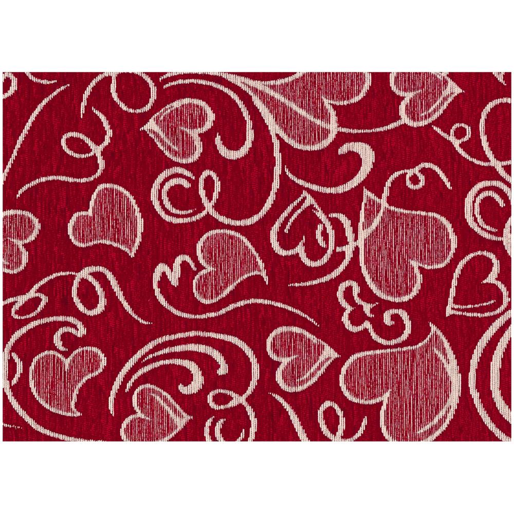 Tappeto Passatoia Cucina Corsia Retro Antiscivolo Disegno Amour By Suardi 55x115 Rosso - Foto 2