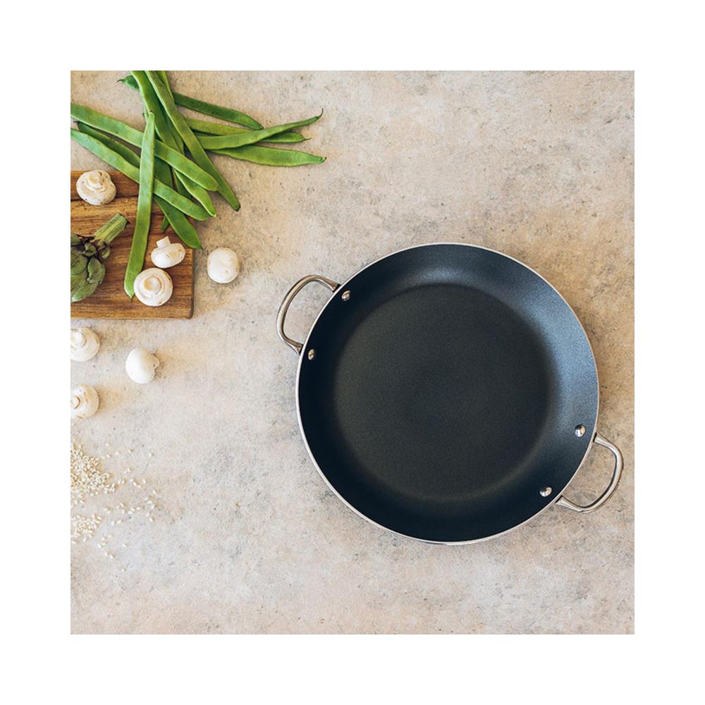 Padella M371634 con Diametro 22 cm in Alluminio Colore Nero - Foto 4