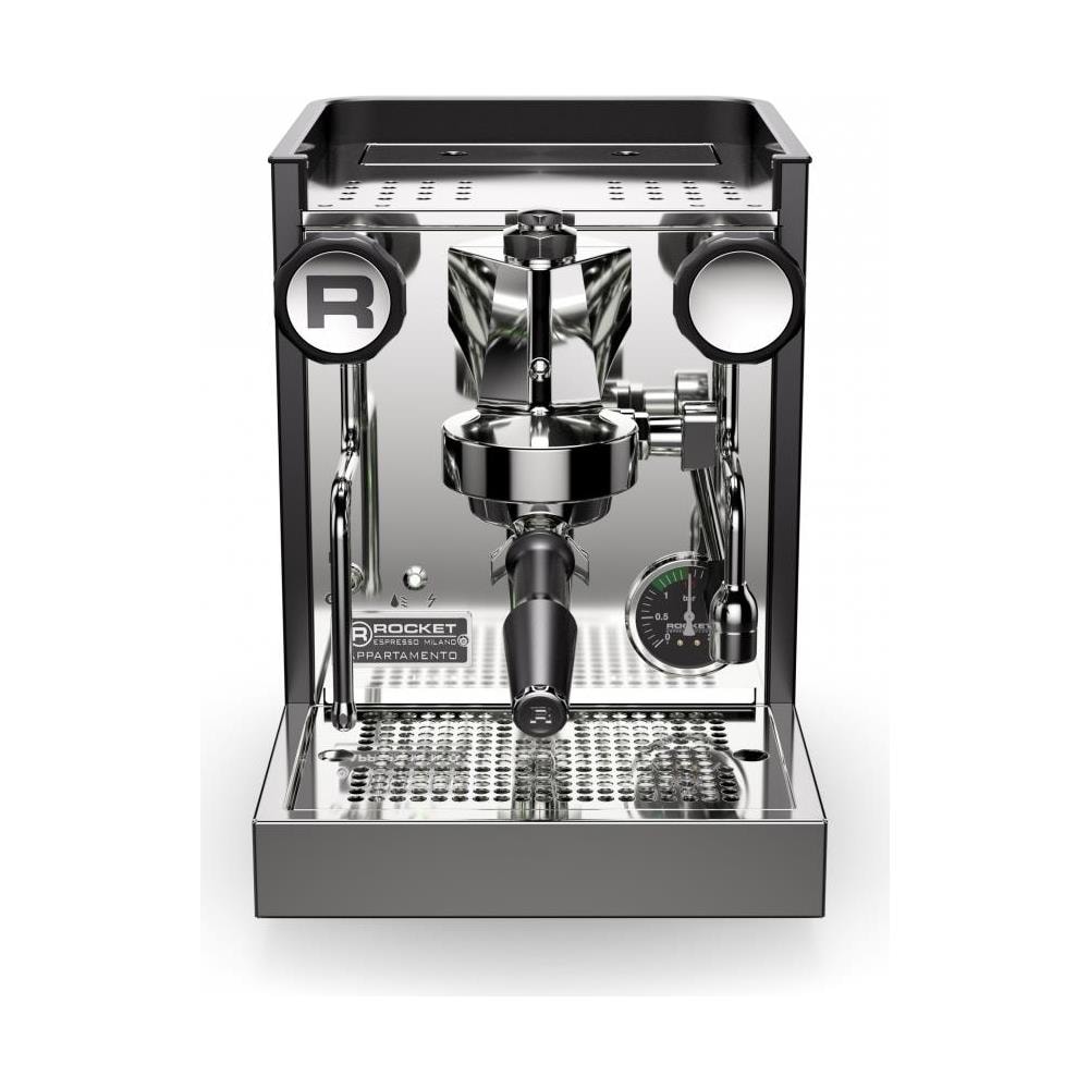 Macchina da Caffè Espresso Semi Automatica RE502B1C11 Serbatoio 1.8 Lt. Potenza 1200 Watt Colore Nero Rame Acciaio Inox - Foto 1
