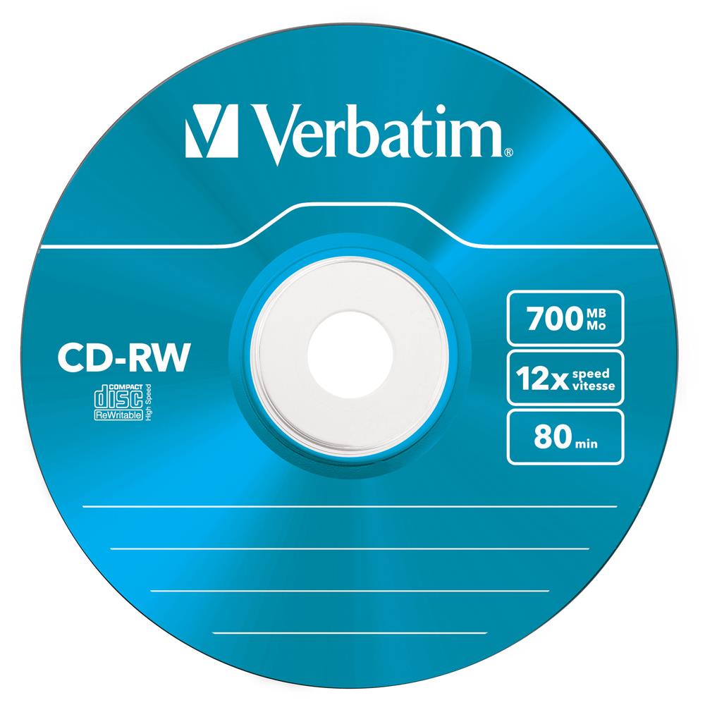 CD-RW DataLifePlus 8-10x 700MB Hi-Speed 5pz Slim Colours - Foto 2