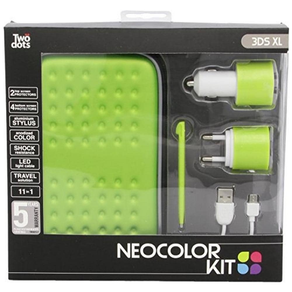 Kit 4 Accessori Neocolor Green per 3DS XL - Foto 2