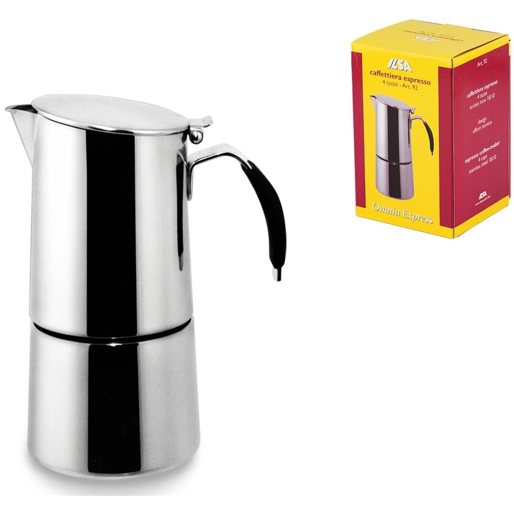 Caffettiera con Fondo ad Induzione 4 Tazze - Modello Omnia Express - Foto 2