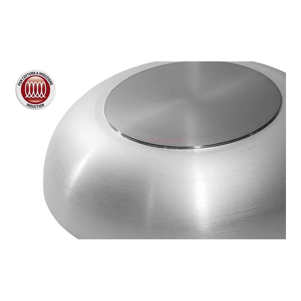 Casseruola 2 Maniglie ad Induzione Diametro 20 cm - Linea Alluminio Induzione 8 mm - Foto 3
