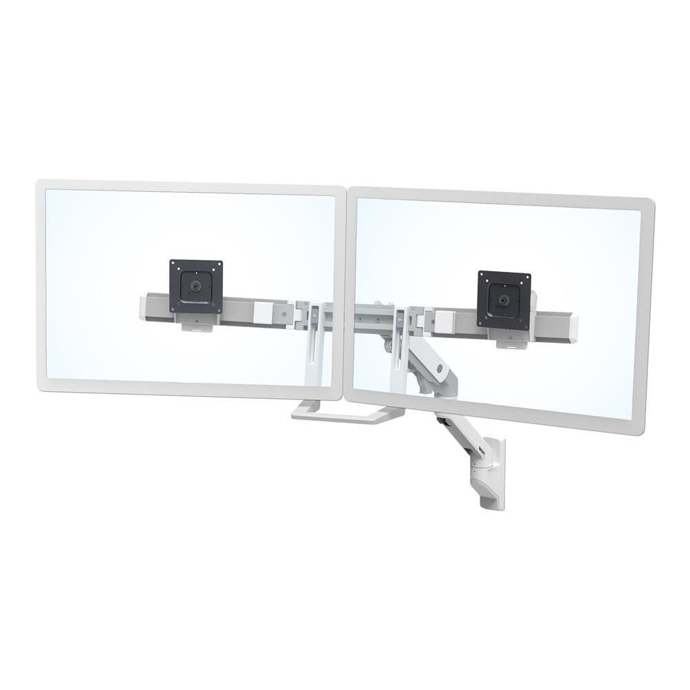 Braccio Serie HX da Parete a Doppio Monitor 32" Portata Max 7.9 Kg Bianco - Foto 2