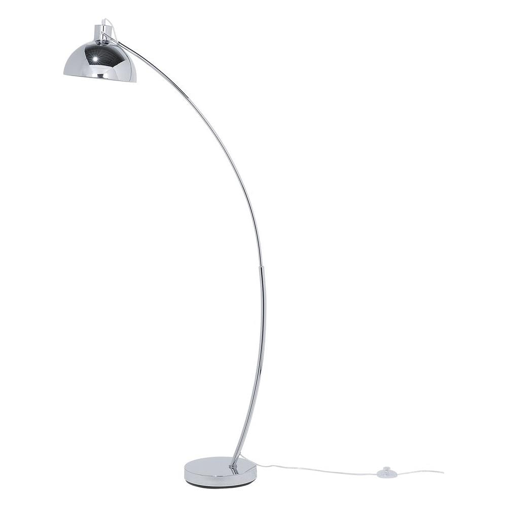 Lampada Da Pavimento In Metallo Cromato 155 Cm Dintel - Foto 1
