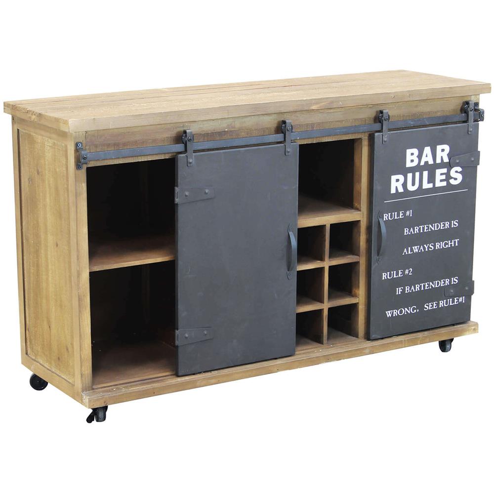 Colette - Madia In Legno Con Portabottiglie - Foto 4