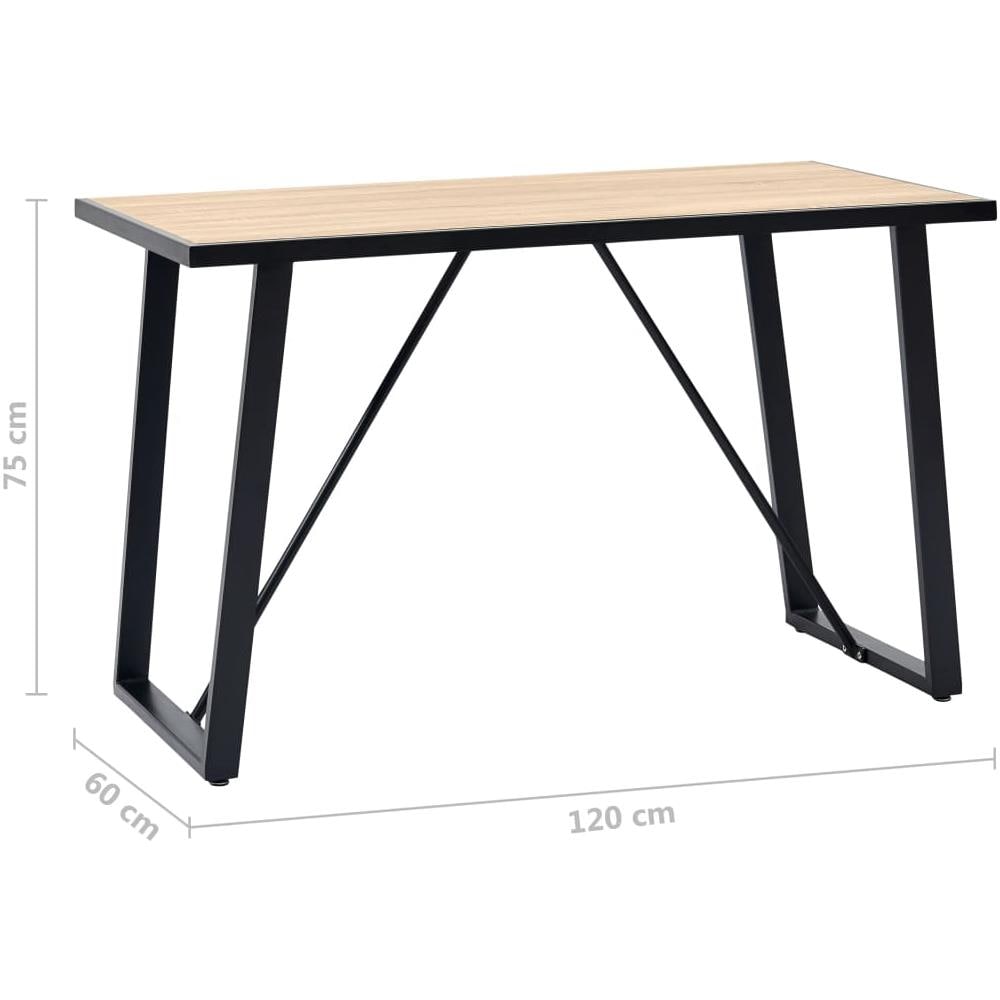 Tavolo Da Pranzo Rovere 120x60x75 Cm In Mdf - Foto 7