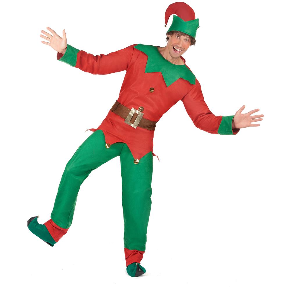 Welly International - Costume Da Elfo Natalizio Per Uomo - Taglia: Medium - Foto 2
