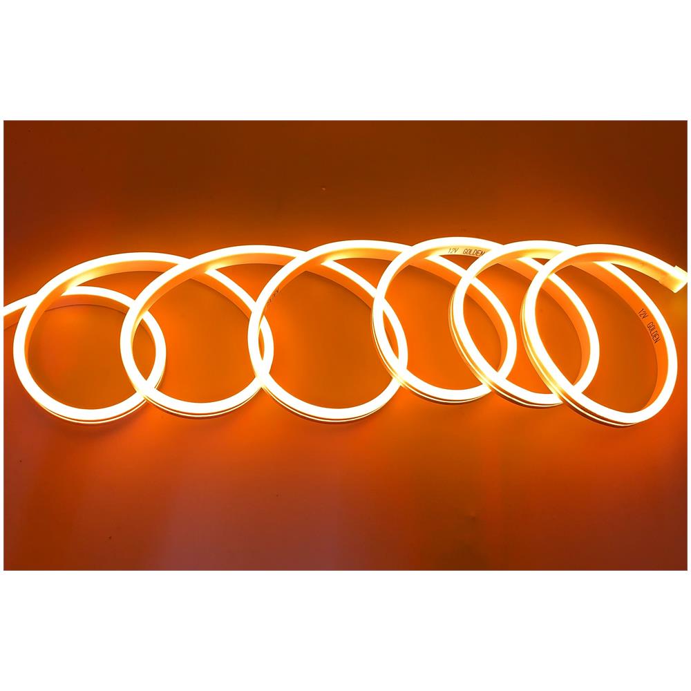 Striscia Led Neon Flessibile Impermeabile Ip65 5 Metri 120 Led /m 12v - Foto 2