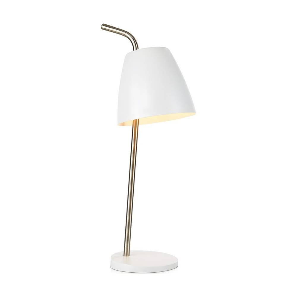Lampada Da Tavolo Da Interno 1 Luce Acciaio, E27 - Foto 1