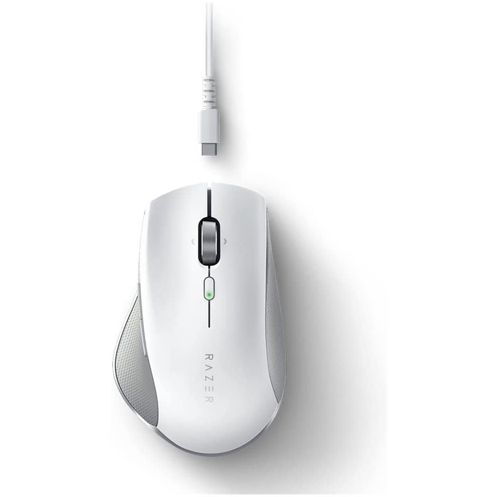 Mouse Pro Click Ottico 2 Tasti 1600 DPI Colore Bianco / Grigio - Foto 2