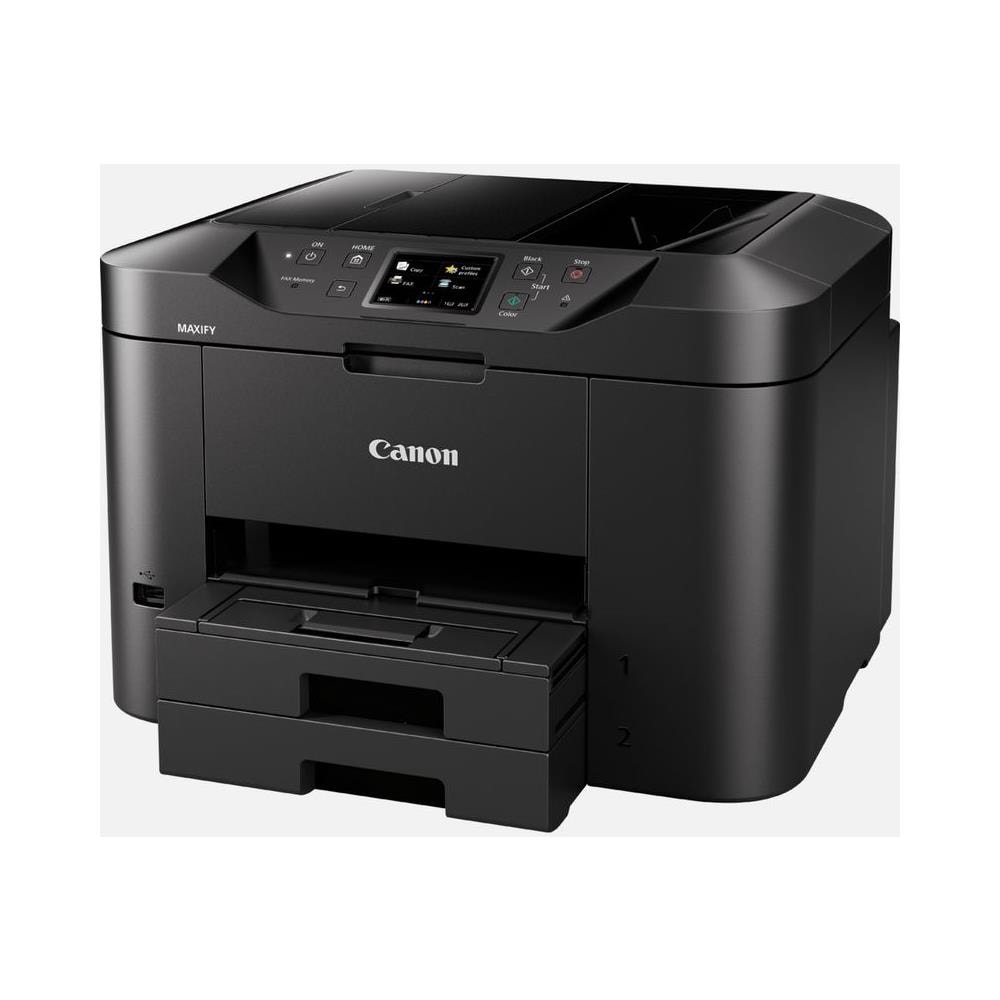 Stampante Multifunzione MAXIFY MB2750 Inkjet a Colori Stampa Copia Scansione Fax A4 24 ipm (B / N) 15,5 ipm (a Colori) Wi-Fi / Ethernet / USB - Foto 2