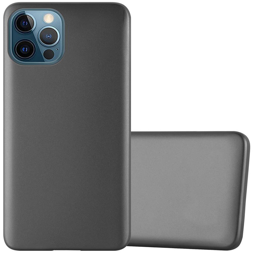 Custodia Compatibile Con Apple Iphone 12 / Iphone 12 Pro In Grigio Metallico - Coperchio Protettivo In Silicone Tpu Flessibile - Foto 1