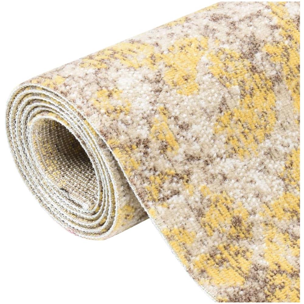 Tappeto Da Esterni A Tessitura Piatta 100x200 Cm Giallo - Foto 2