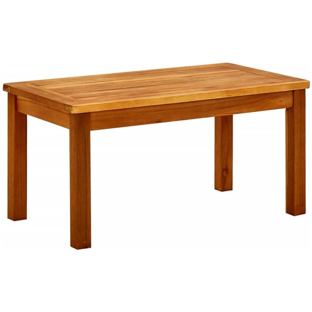 Tavolino Da Giardino 70x40x36 Cm In Legno Massello Di Acacia - Foto 1