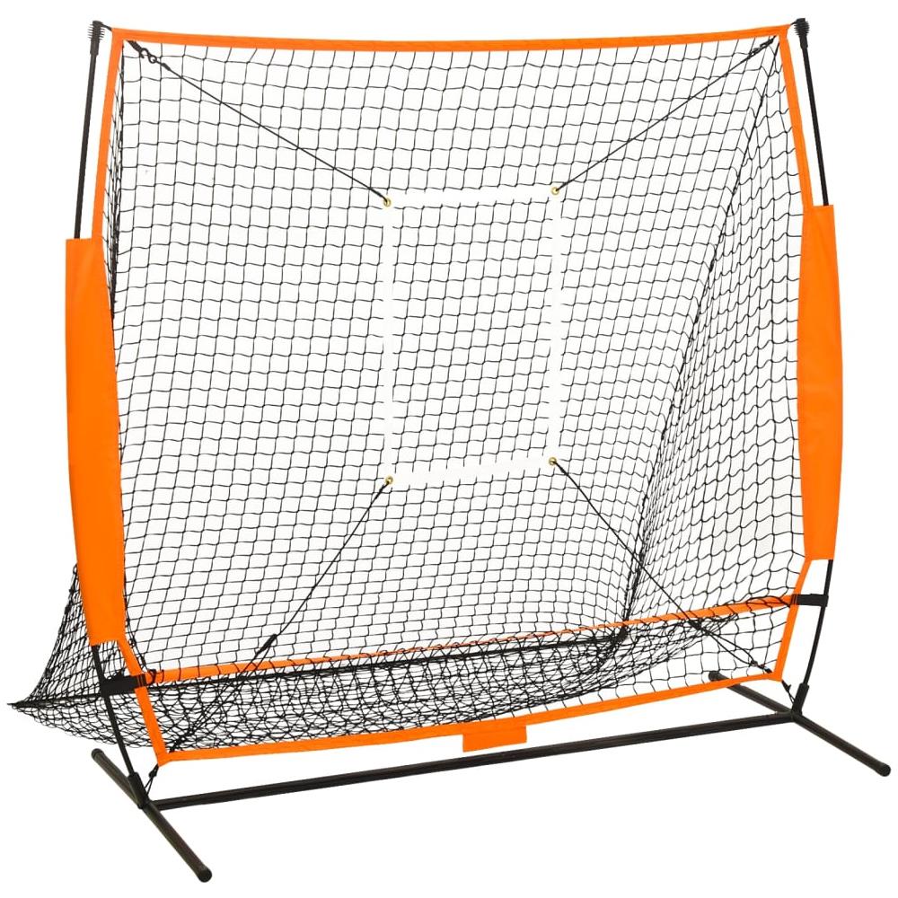 Rete Da Allenamento Multisport Baseball Nera 174x76x158,5 Cm - Foto 1