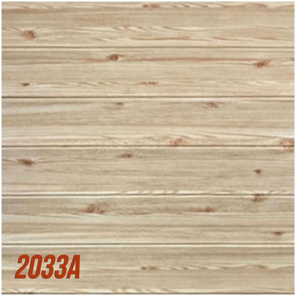 Pannelli 3d Autoadesivi In Pe 70x70cm Mattoni O Legno Resistenti, Isolanti, Idrorepellenti, Economici - Legno Chiaro 2033a - Foto 1