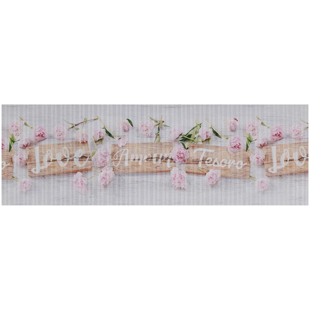 Tappeto Passatoia Cucina Antiscivolo Stampa Digitale Happy Dis. Poeta 52x50 Poeta - Foto 1