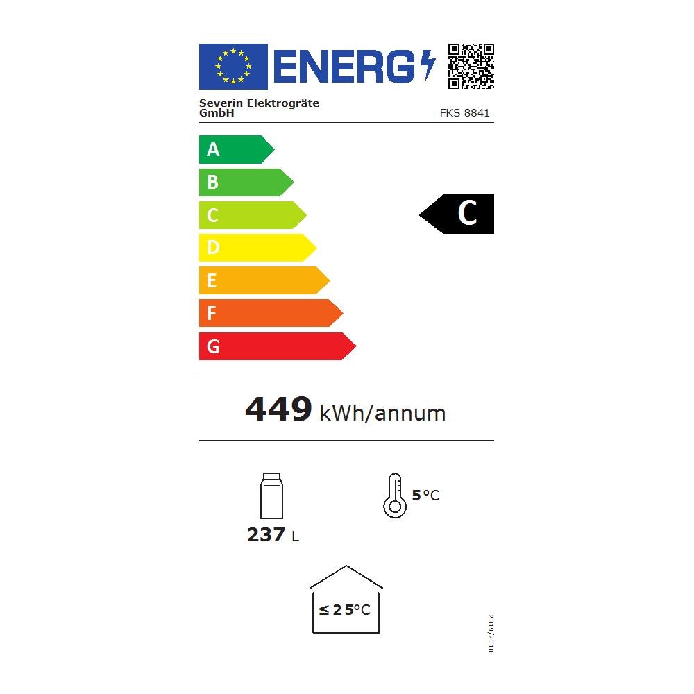 Fks 8841 Frigo Vetrina Per Bevande Classe C, 126 Bottiglie Da 500ml.con Porta In Vetro Con Telaio In Metallo E Chiusura - Foto 2