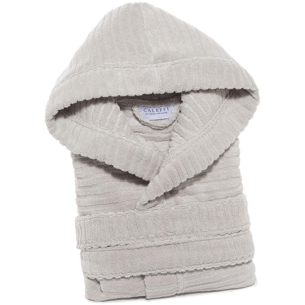 Accappatoio Con Cappuccio Spugnissima Stripe In Cotone Colore Incolore Misura Xlxxl - Foto 3