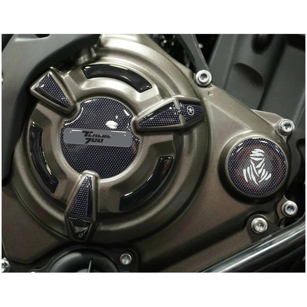 Adesivi Gel 3D Protezioni Carter Compatibili Con Yamaha Tenere 700 2022 Grigio - Foto 2
