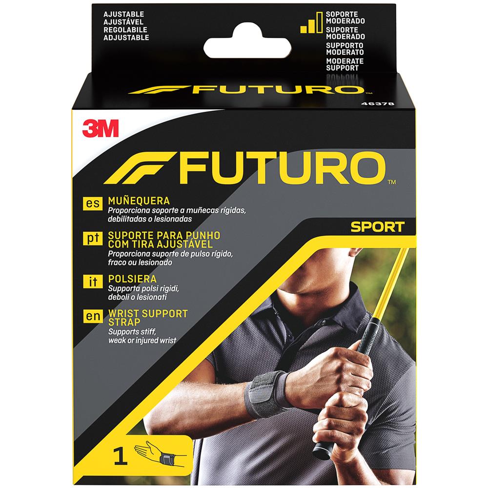 Polsino Elastico Universale Futuro Sport Nero - Foto 1