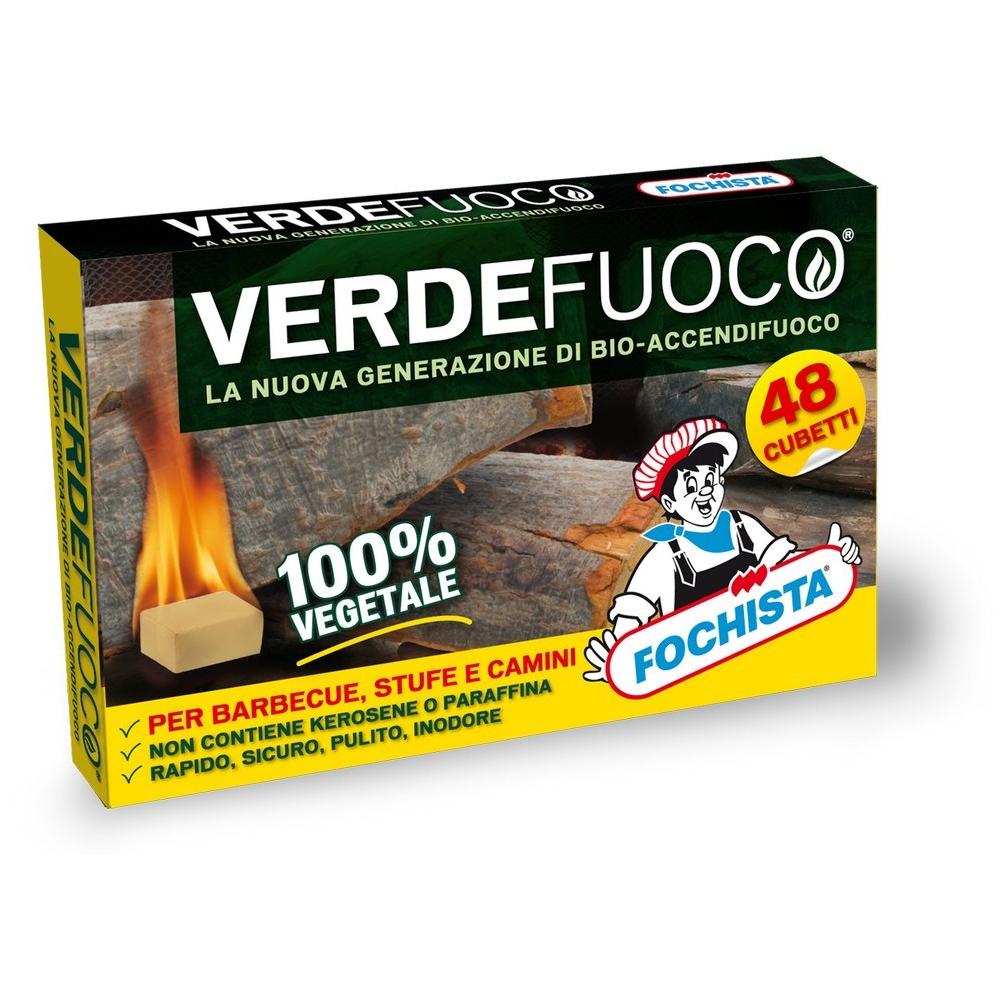 Flamax Camino E Accendifuoco, 48 Cubetti Imbevuti Di Cherosene, Accensione Rapida