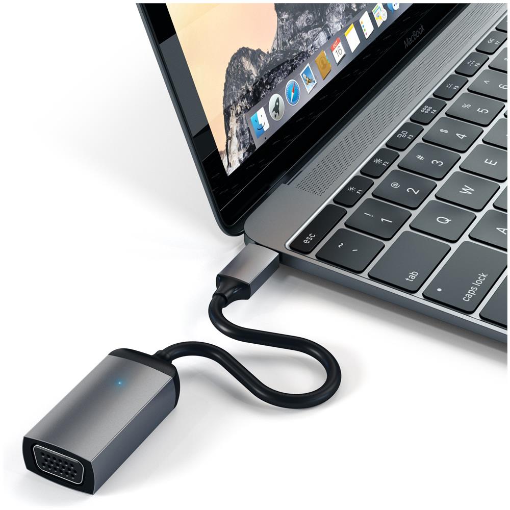 Cavo Adattatore da USB di Tipo C a VGA 1080p / 60Hz Grigio siderale - Foto 4