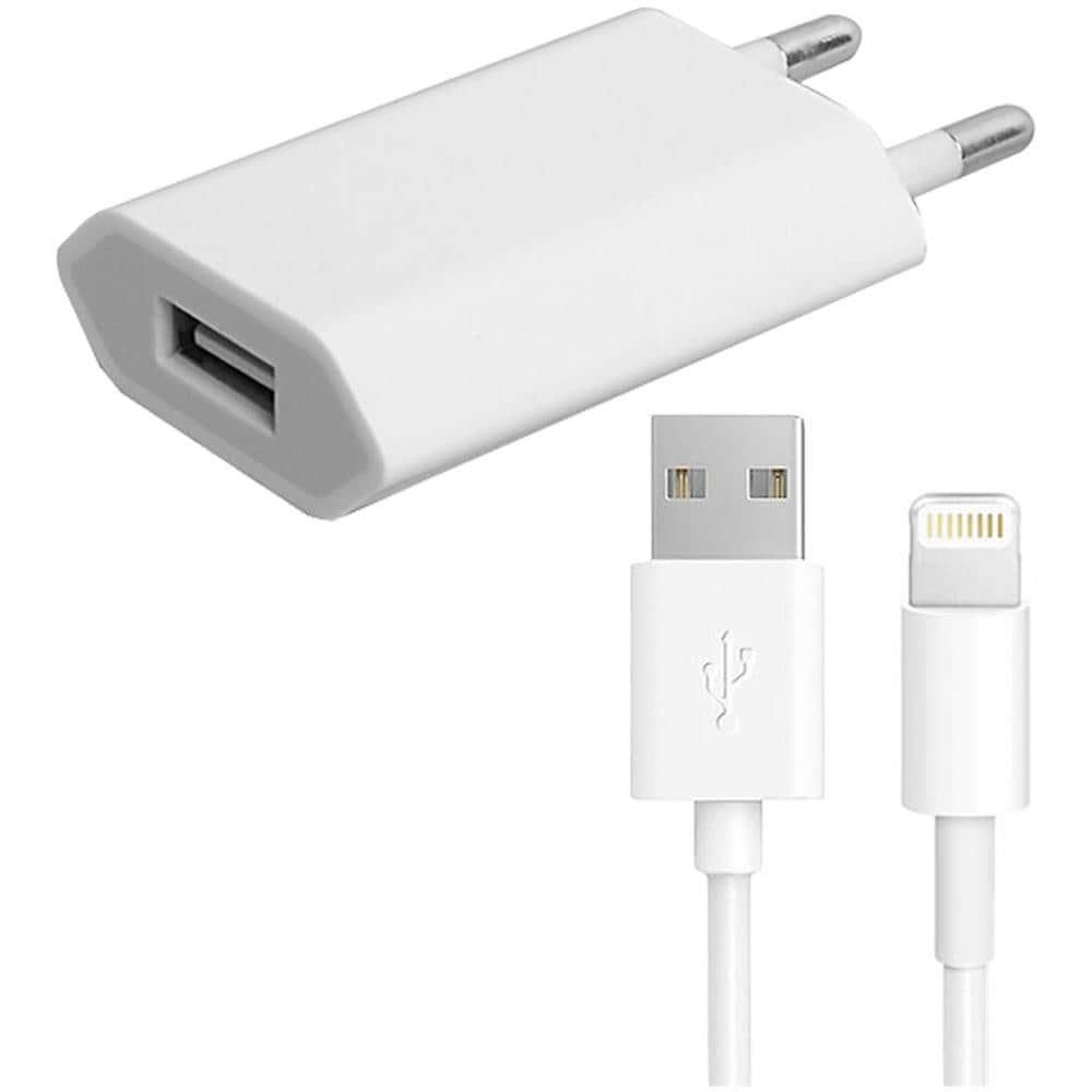 Caricabatterie + Cavo Usb Connettore Iphone / Ipad (mfi)  - Foto 2