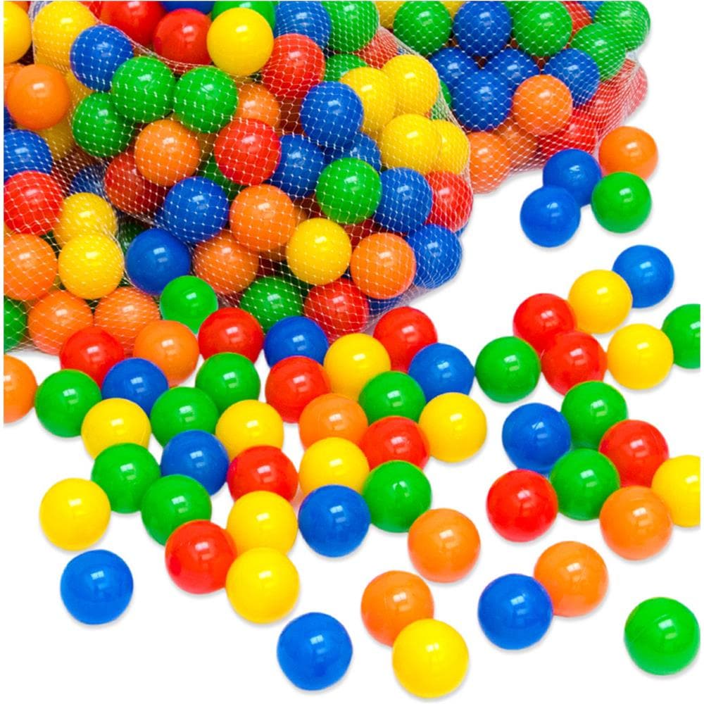 Eyepower 50 Palline Di Plastica Multicolore 5,5cm Diametro Gioco Bambini Decorazione Feste - Foto 1