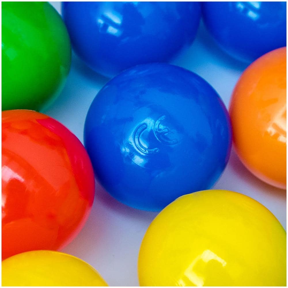 Eyepower 50 Palline Di Plastica Multicolore 5,5cm Diametro Gioco Bambini Decorazione Feste - Foto 2