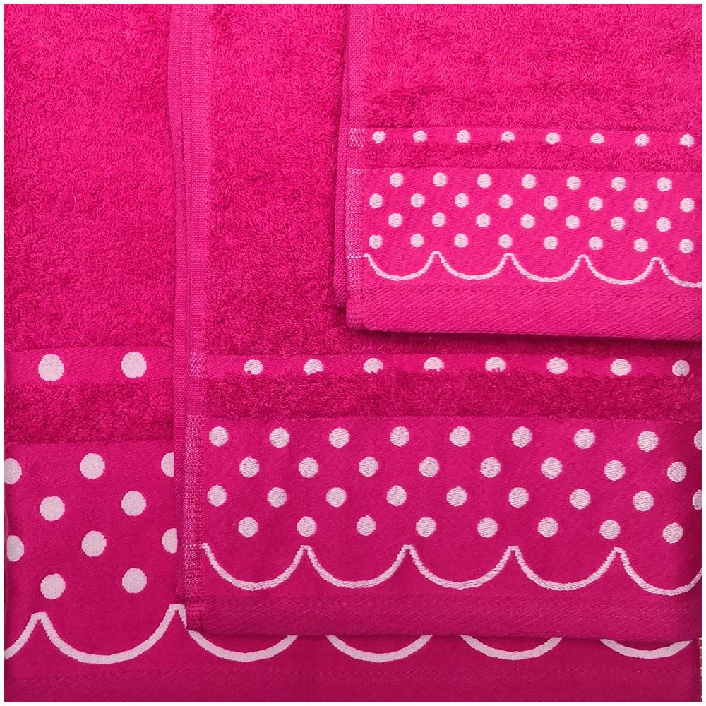 Polka Dots Asciugamani Set Da Bagno 100% Spugna Di Cotone Egiziano 450gr 3 Pezzi Senape Mor - Foto 3