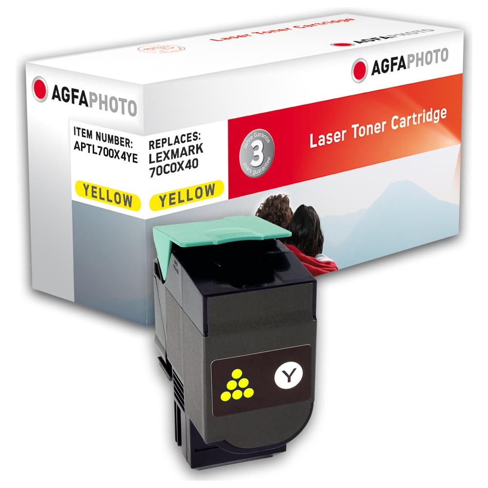 APTL700X4YE, Toner, Giallo, Laser, Lexmark, 70C0X40 - Foto 1